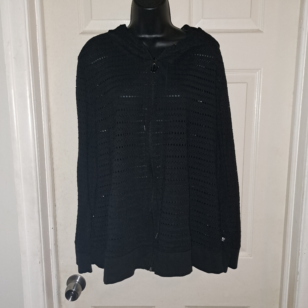 Lane Bryant zip up sweater